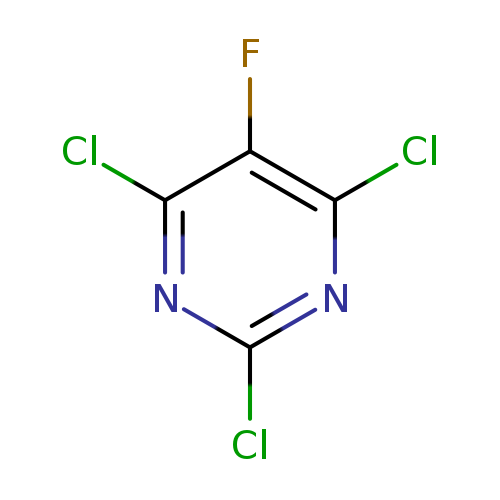 Clc1nc(Cl)c(c(n1)Cl)F