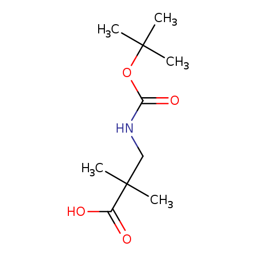 O=C(OC(C)(C)C)NCC(C(=O)O)(C)C