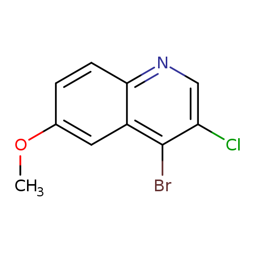 COc1ccc2c(c1)c(Br)c(cn2)Cl