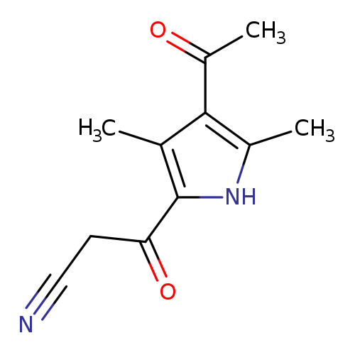 N#CCC(=O)c1[nH]c(c(c1C)C(=O)C)C