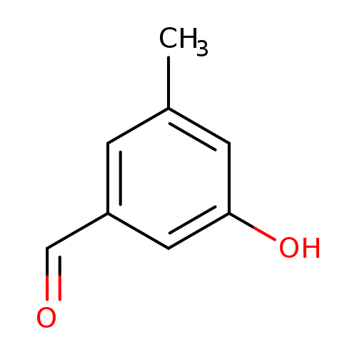 O=Cc1cc(C)cc(c1)O