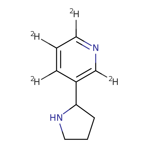 c1([2H])nc([2H])c(c(c1C1CCCN1)[2H])[2H]