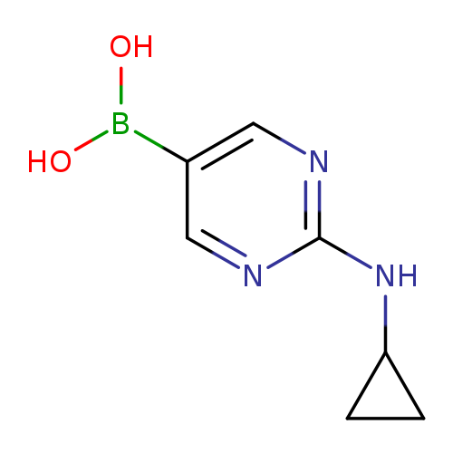 OB(c1cnc(nc1)NC1CC1)O