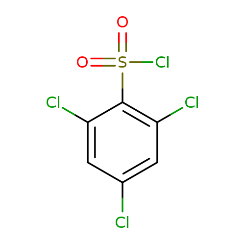 Clc1cc(Cl)c(c(c1)Cl)S(=O)(=O)Cl