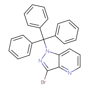 Brc1nn(c2c1nccc2)C(c1ccccc1)(c1ccccc1)c1ccccc1