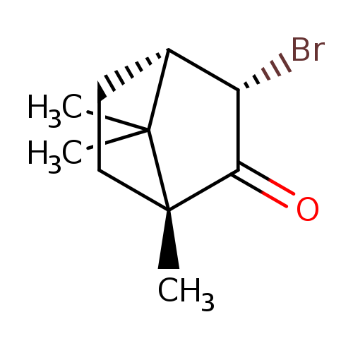 Br[C@@H]1C(=O)[C@]2(C([C@@H]1CC2)(C)C)C