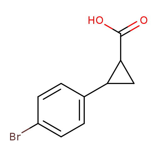 OC(=O)C1CC1c1ccc(cc1)Br