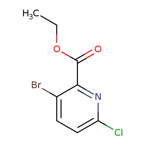 CCOC(=O)c1nc(Cl)ccc1Br