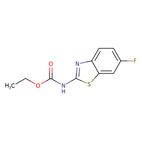 CCOC(=O)Nc1nc2c(s1)cc(cc2)F