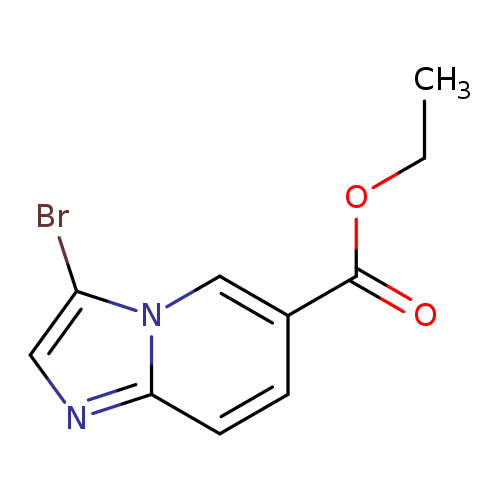 CCOC(=O)c1ccc2n(c1)c(Br)cn2