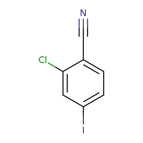 N#Cc1ccc(cc1Cl)I