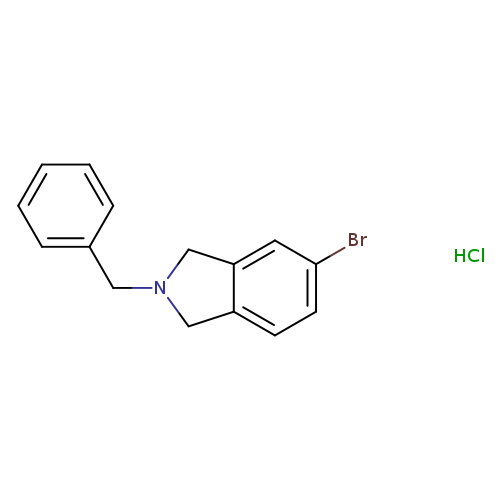 Brc1ccc2c(c1)CN(C2)Cc1ccccc1.Cl
