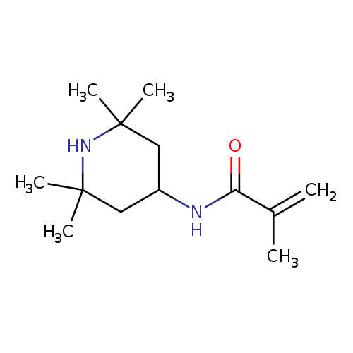 CC(=C)C(=O)NC1CC(C)(C)NC(C1)(C)C