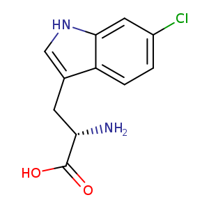 OC(=O)[C@H](Cc1c[nH]c2c1ccc(c2)Cl)N