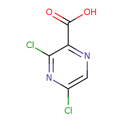 OC(=O)c1ncc(nc1Cl)Cl