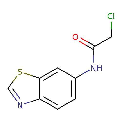 ClCC(=O)Nc1ccc2c(c1)scn2