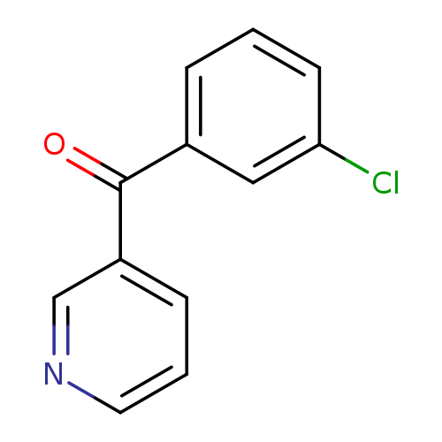 Clc1cccc(c1)C(=O)c1cccnc1