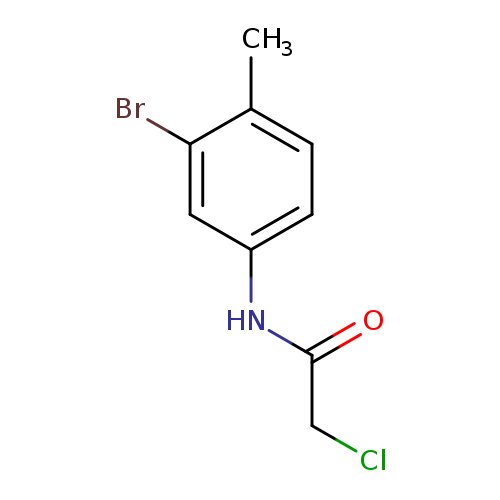 ClCC(=O)Nc1ccc(c(c1)Br)C