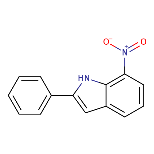 [O-][N+](=O)c1cccc2c1[nH]c(c2)c1ccccc1