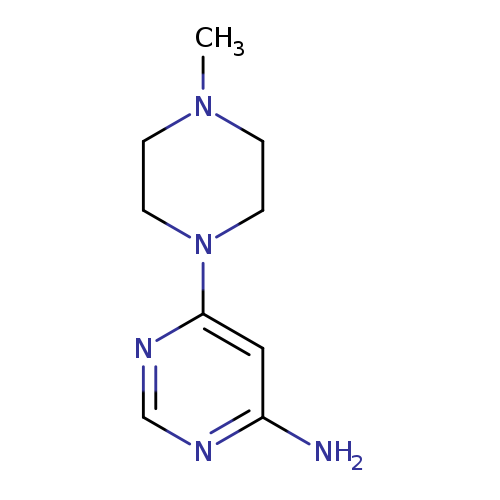 CN1CCN(CC1)c1ncnc(c1)N