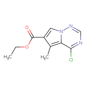 Cc1c(cn2c1c(Cl)ncn2)C(=O)OCC