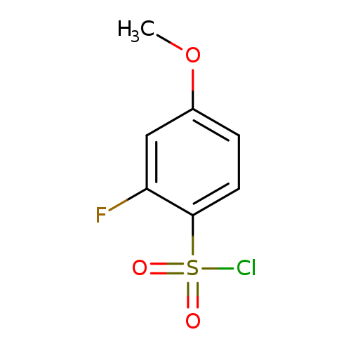 COc1ccc(c(c1)F)S(=O)(=O)Cl