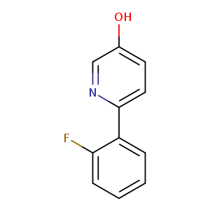 Oc1ccc(nc1)c1ccccc1F