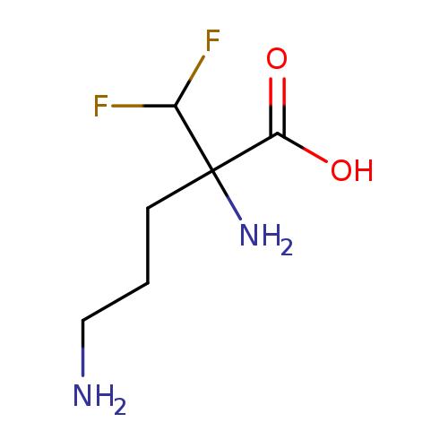 NCCCC(C(=O)O)(C(F)F)N