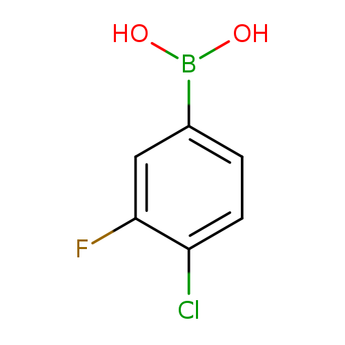 OB(c1ccc(c(c1)F)Cl)O