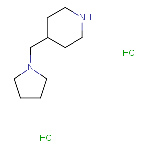 N1CCC(CC1)CN1CCCC1.Cl.Cl