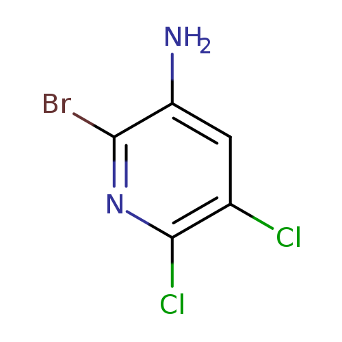 Brc1nc(Cl)c(cc1N)Cl