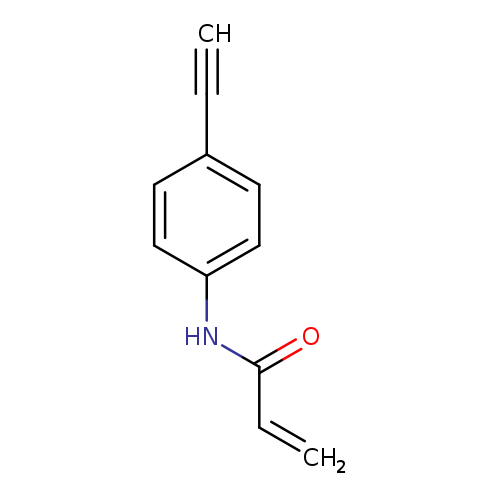 C=CC(=O)Nc1ccc(cc1)C#C