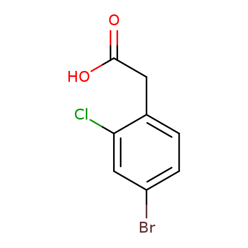 OC(=O)Cc1ccc(cc1Cl)Br