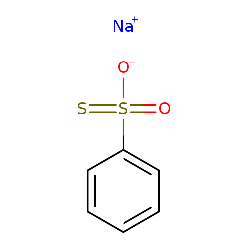 [O-]S(=S)(=O)c1ccccc1.[Na+]