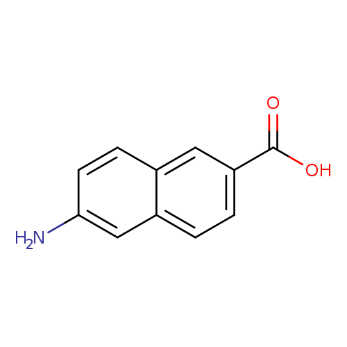 Nc1ccc2c(c1)ccc(c2)C(=O)O