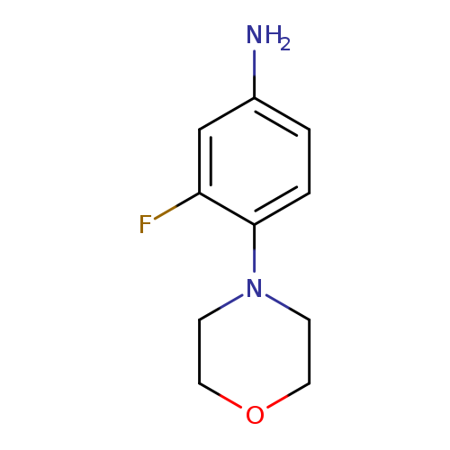 Nc1ccc(c(c1)F)N1CCOCC1