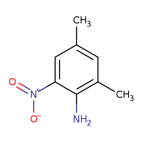 Cc1cc(C)c(c(c1)[N+](=O)[O-])N