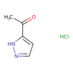 CC(=O)c1ccn[nH]1.Cl