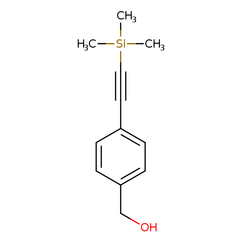 OCc1ccc(cc1)C#C[Si](C)(C)C