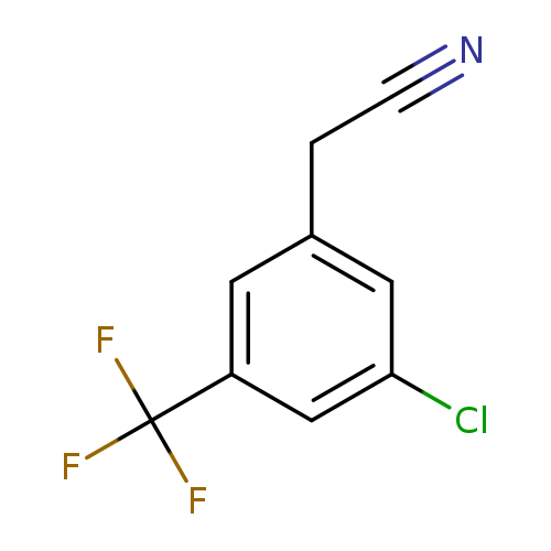 N#CCc1cc(Cl)cc(c1)C(F)(F)F