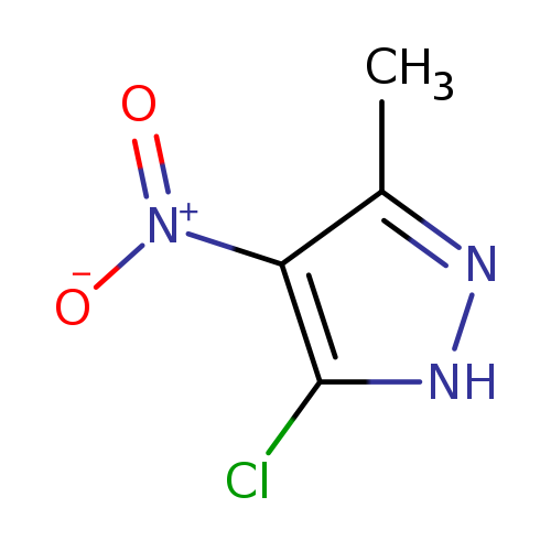 [O-][N+](=O)c1c(Cl)[nH]nc1C