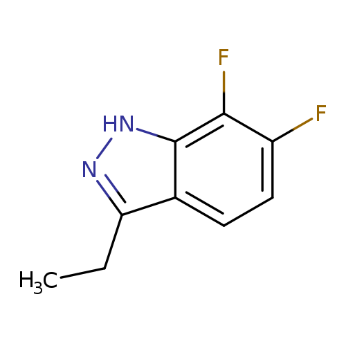 CCc1n[nH]c2c1ccc(c2F)F