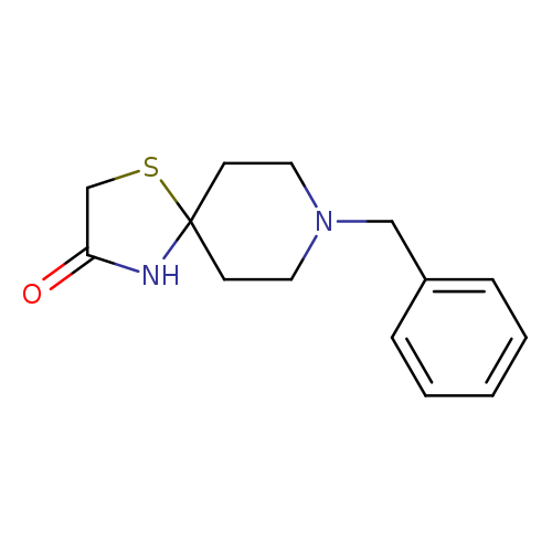 O=C1CSC2(N1)CCN(CC2)Cc1ccccc1