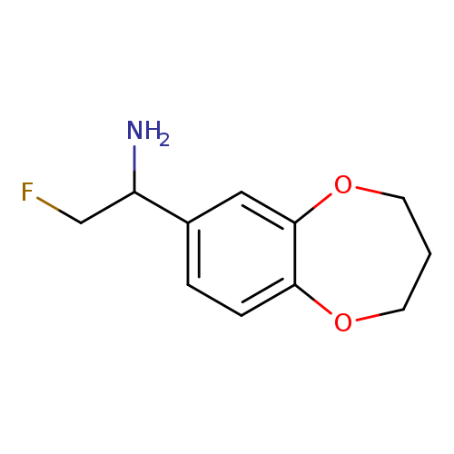 FCC(c1ccc2c(c1)OCCCO2)N