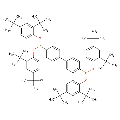 CC(c1cc(ccc1OP(c1ccc(cc1)c1ccc(cc1)P(Oc1ccc(cc1C(C)(C)C)C(C)(C)C)Oc1ccc(cc1C(C)(C)C)C(C)(C)C)Oc1ccc(cc1C(C)(C)C)C(C)(C)C)C(C)(C)C)(C)C