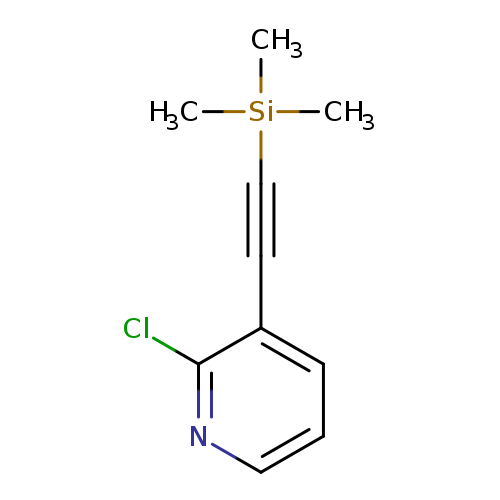 Clc1ncccc1C#C[Si](C)(C)C