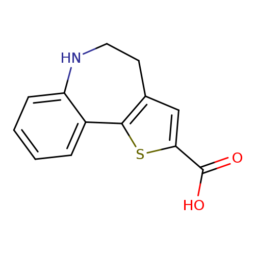 OC(=O)c1cc2c(s1)c1ccccc1NCC2