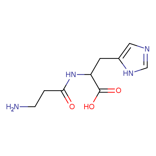 NCCC(=O)NC(C(=O)O)Cc1[nH]cnc1
