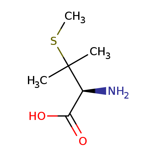 CSC([C@H](C(=O)O)N)(C)C