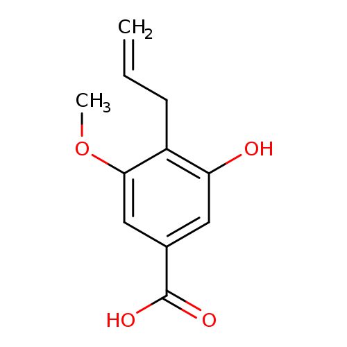 C=CCc1c(O)cc(cc1OC)C(=O)O